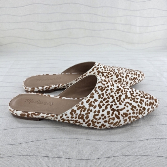 Madewell Shoes - Madewell Womens Remi Mule Leopard Brown / White Mules Shoes Size 6.5